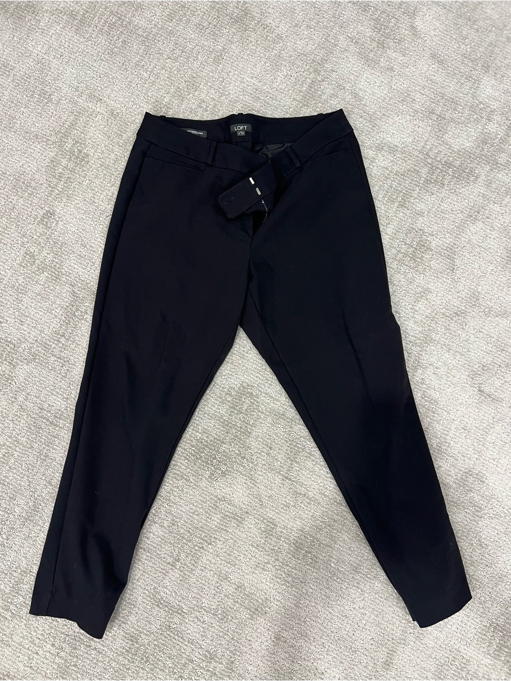 LOFT Black Slim Dress Pants for Men
